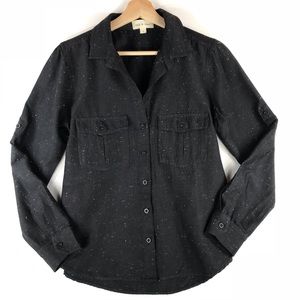 Cloth & Stone Top Button Up Adjustable Sleeves